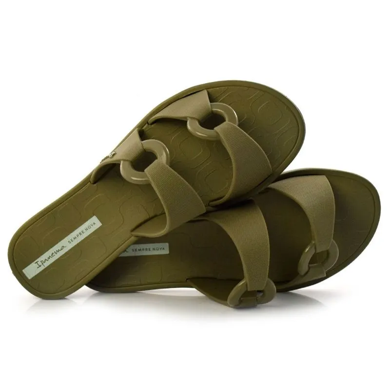 Chinelo Slide Feminino Ipanema Ella Verde 26658 34