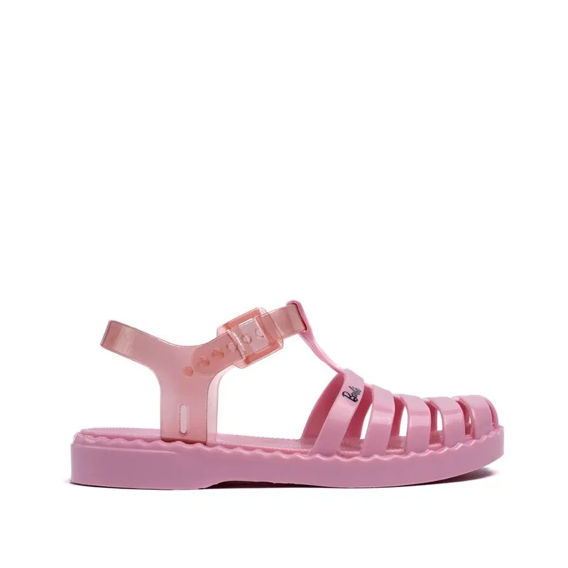 Sandália Infantil Grendene Barbie Duo Rosa Claro - 23