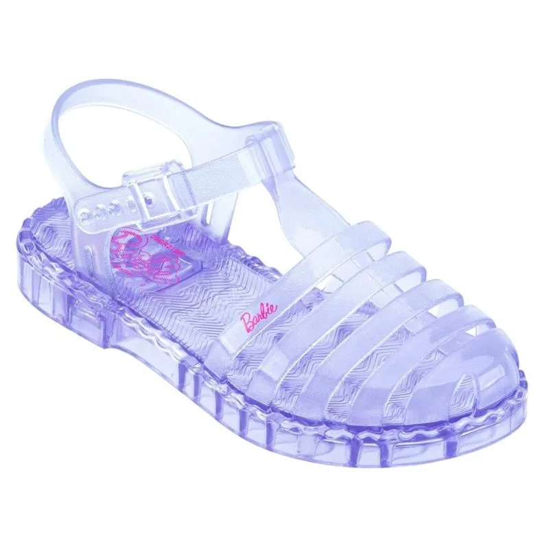 Sandália Infantil Grendene Barbie Duo Aranha Transparente Tamanho 28