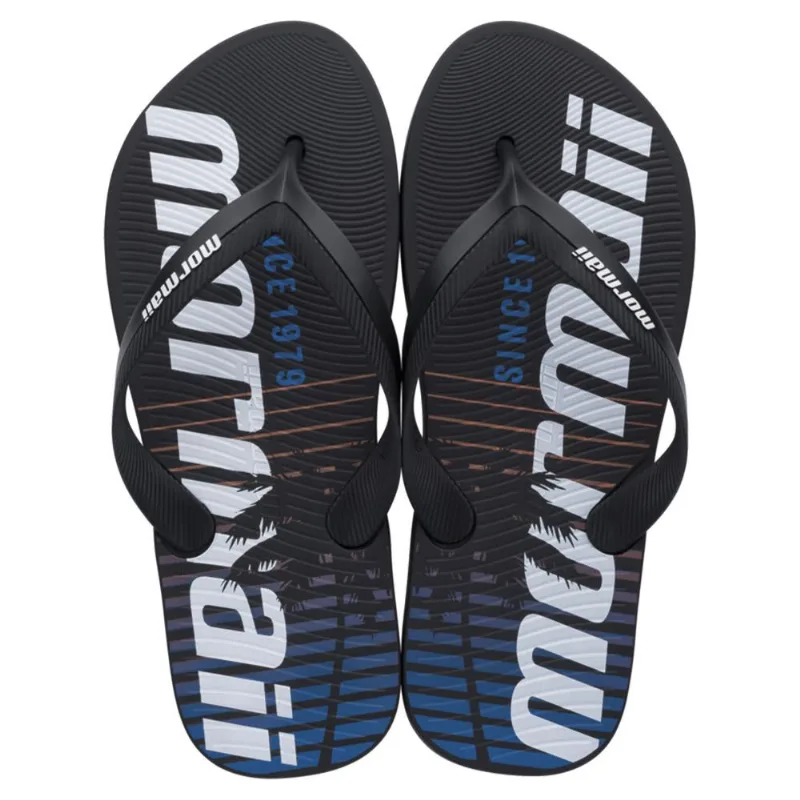 Chinelo mormaii tropical graphics adulto Preto-branco 41-42