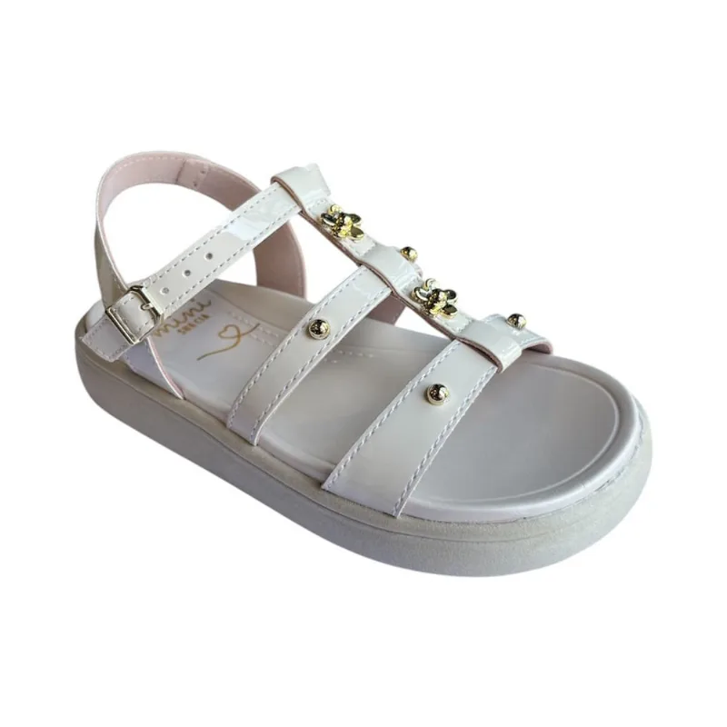 Sandália Menina Mini Sua Cia Off White 9158.52122 33 / Off White