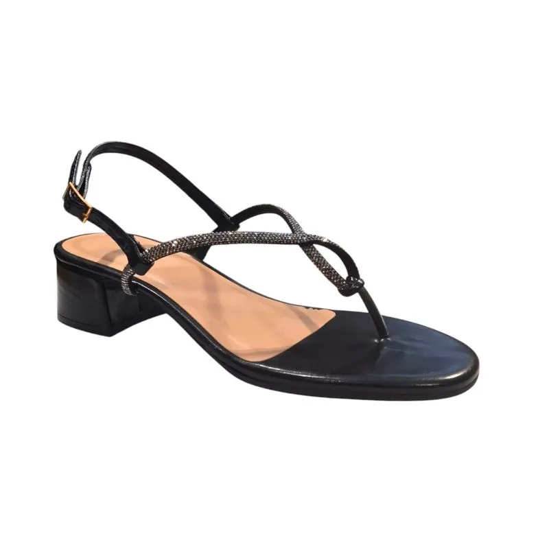 Sandália Feminina Sua Cia Napa Madrid Preto 8460.16742 37 / Preto