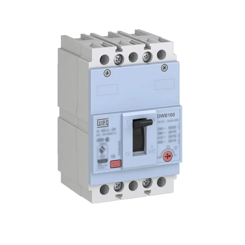 Disjuntor Caixa Moldada 100A DWB 160B 380V 16kA DX Térmico e Magnético Fixos Weg