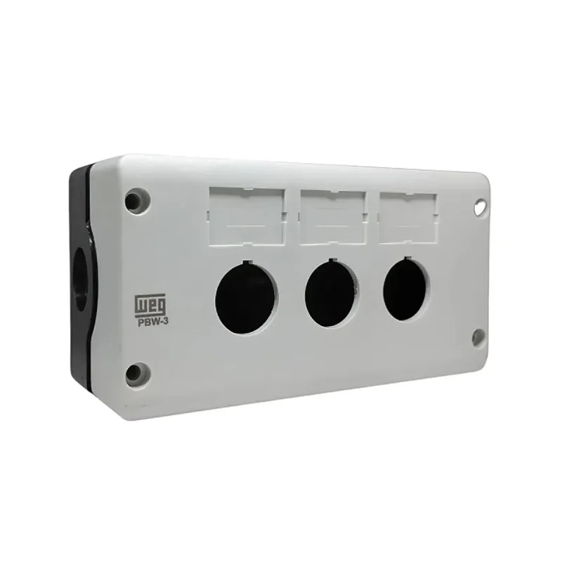 Caixa Plástica CSW para Botoeira PBW-3 3 Furos 22MM Weg
