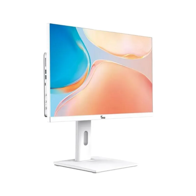 Computador All In One Branco I7 6ª 16gb Ram Ssd 240gb Win10 Tela 24 Com Webcam e Ajuste de Altura