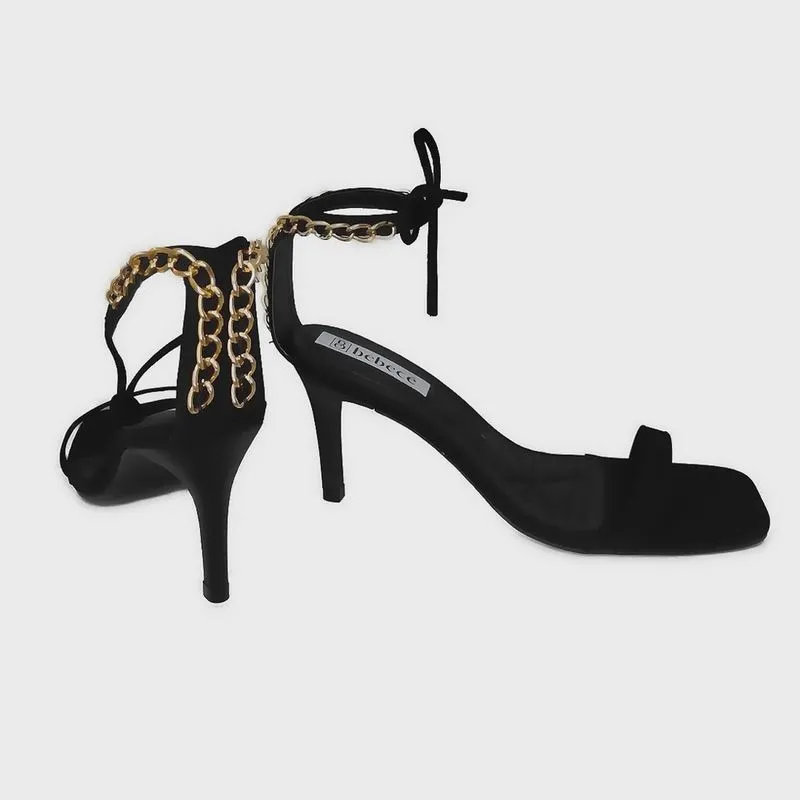 Sandalia Bebece Salto Medio Nobuck T6044-385