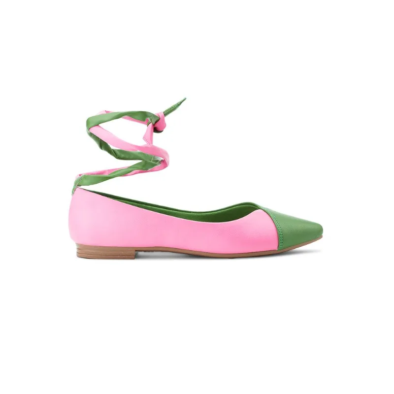 Sapatilha Bebecê Hyper Foam Amarração - 38 - Rosa/Verde