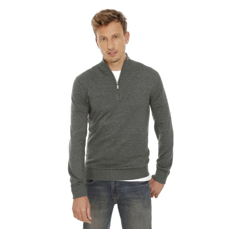 Tricot Gola Alta Zíper Verde Duplicado