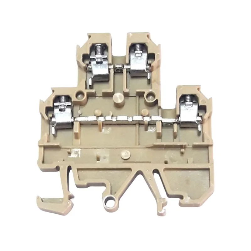 Conector Duplo Dk4Q En Bege C05900601 Conexel