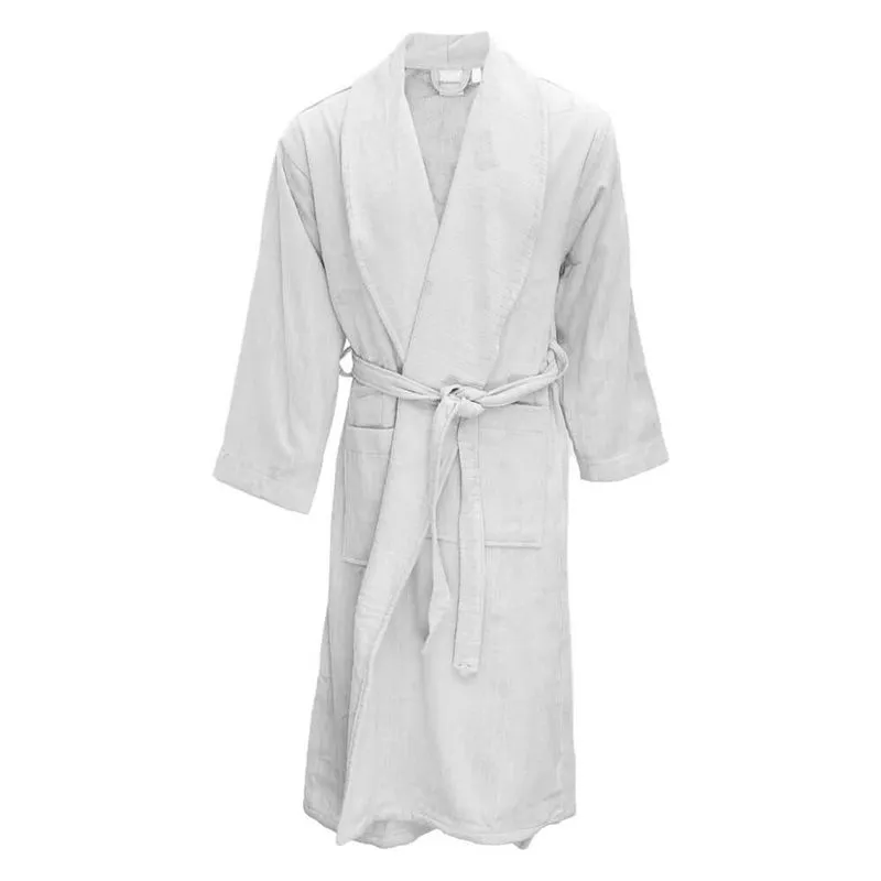 Roupão De Microfibra Flannel Stripe Tamanho P-andreza Branco