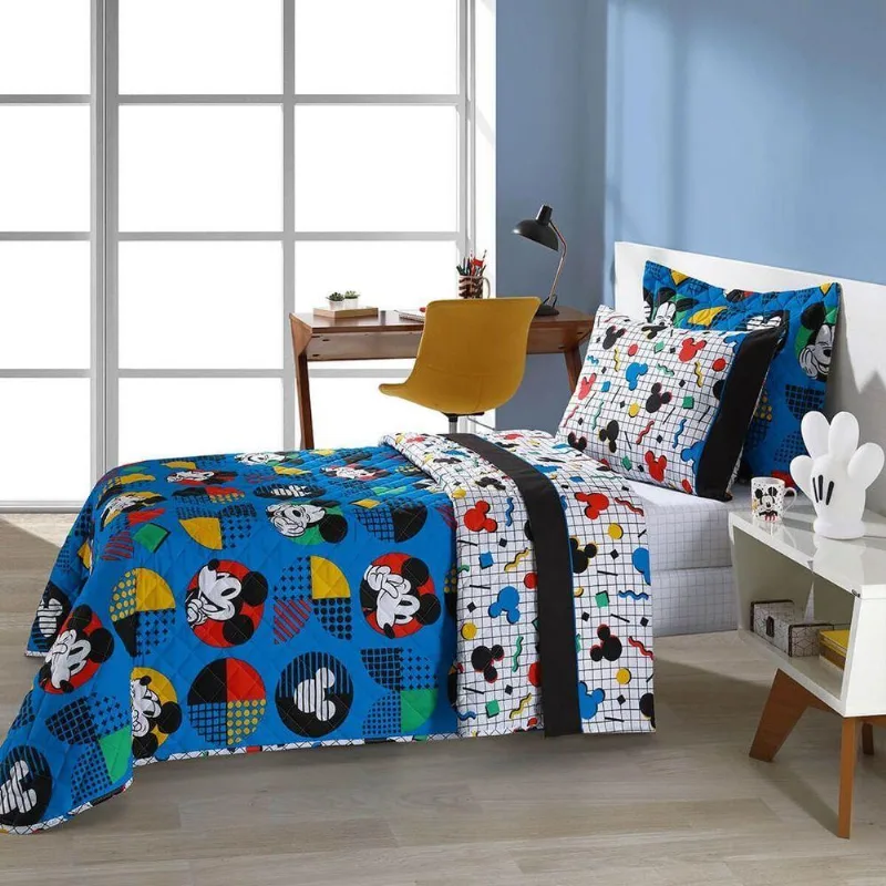 Jogo De Cama Infantil 2 Peças Mickey E Minnie