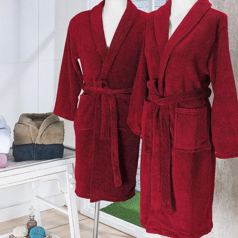 Roupão De Microfibra Fleece Tam G Andreza Vinho