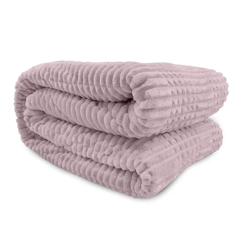 Cobertor de Microfibra Solteiro Mont Blanc - Andreza Rose