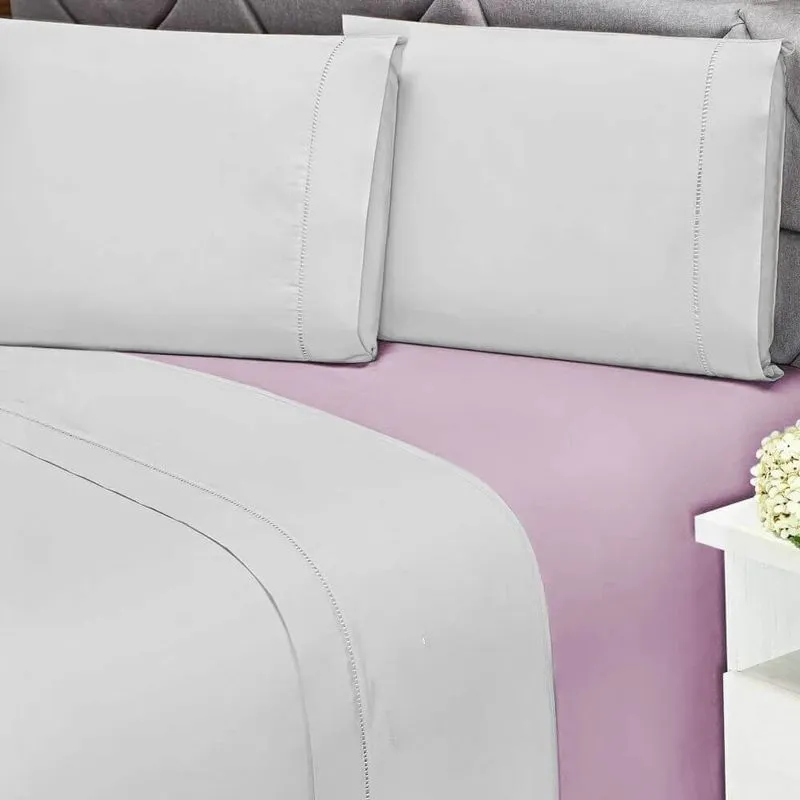 Lençol Andreza Enxovais Premier Rosa