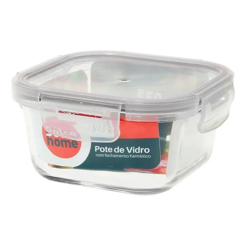 3x Pote Hermético De Vidro - Marmita -micro-ondas -forno 550