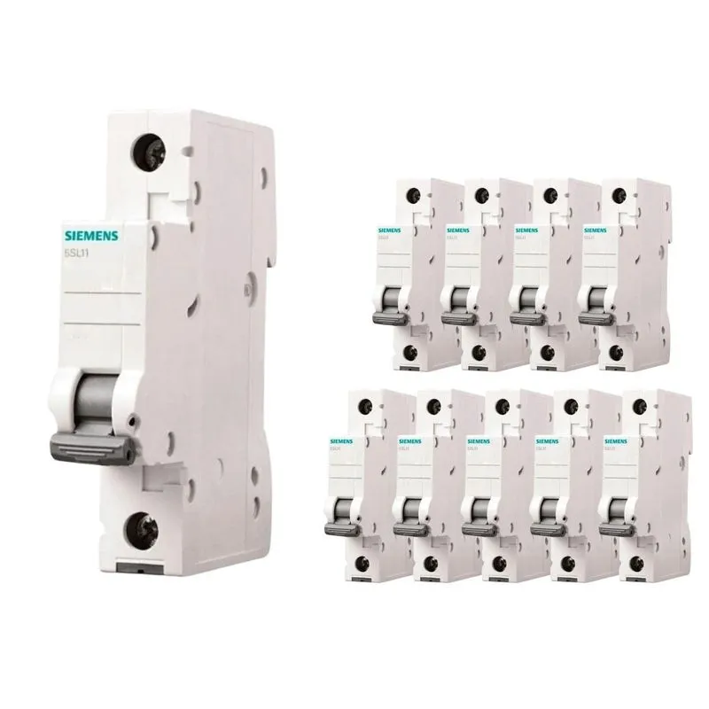 Kit 10 Disjuntor Interruptor Unipolar 1p Curva B 32a Siemens