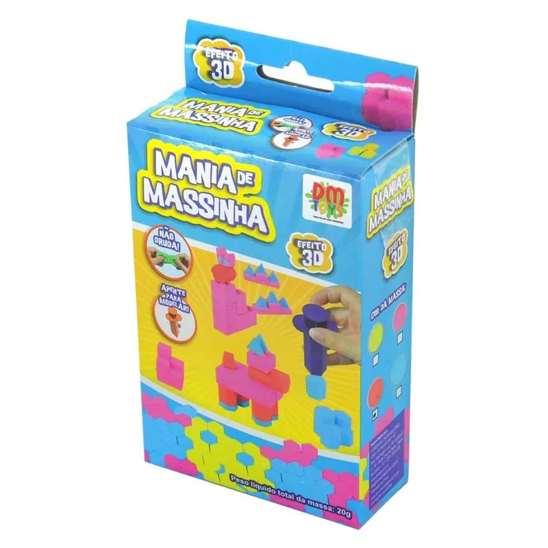 Mania de Massinha Efeito 3D Pedagógico Pocket Formatos Kids
