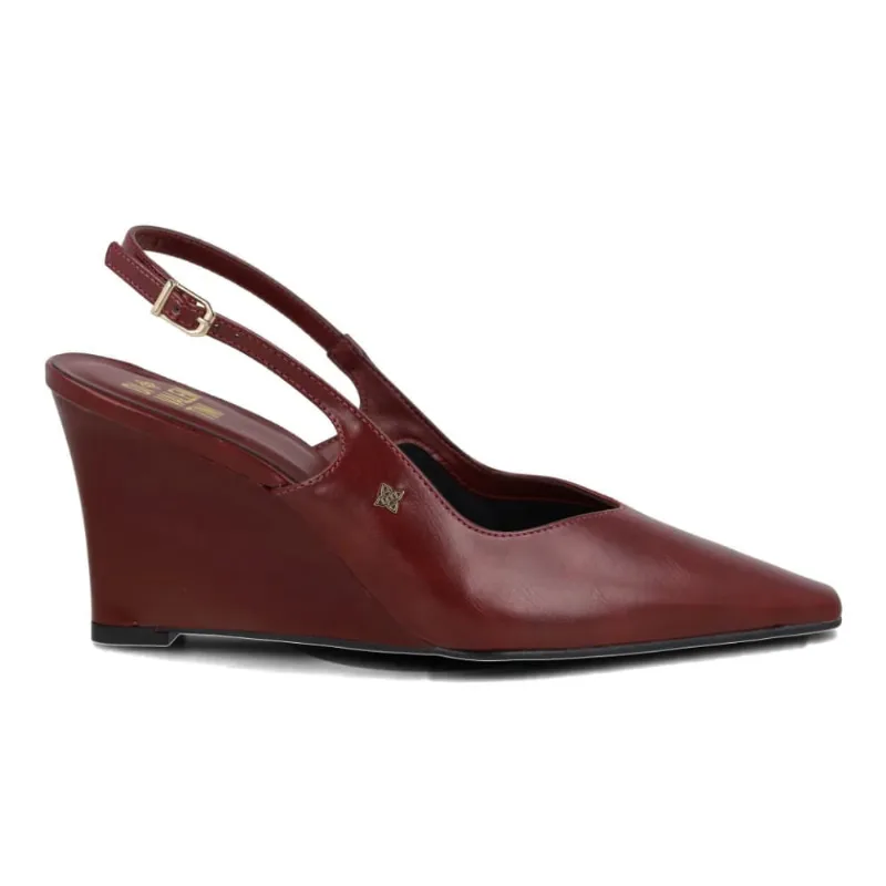 Scarpin Slingback Di Valentini Feminino Hibisco Anabela 38
