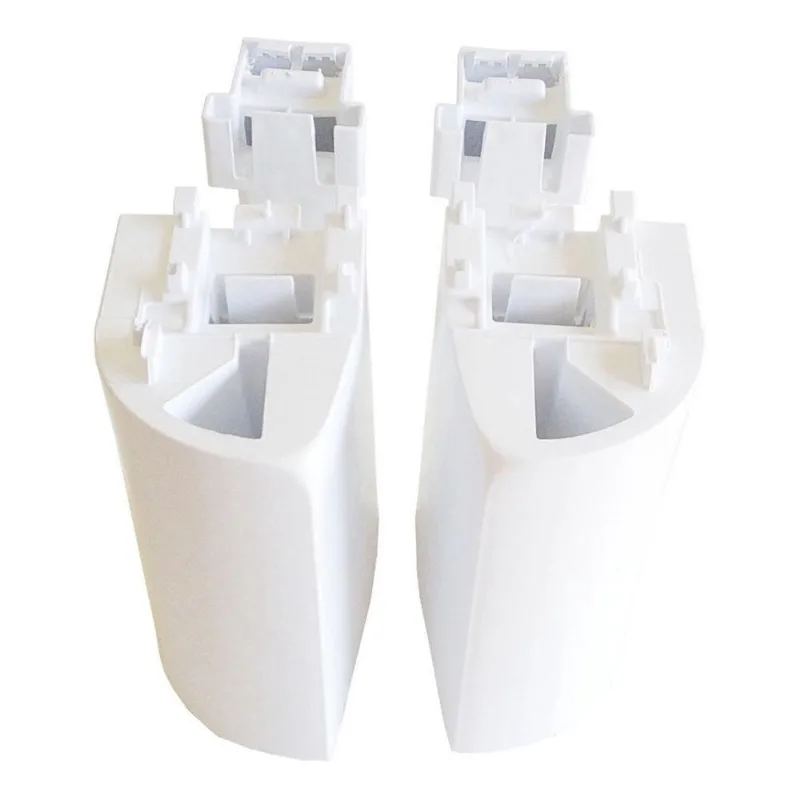 Kit 4 Pés Fogão Esmaltec Branco 12Cm