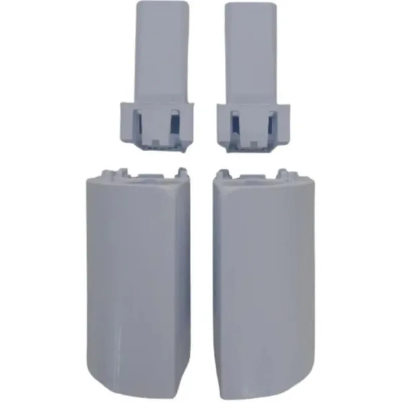 Pé Fogão Esmaltec Branco 12cm Original Cinza