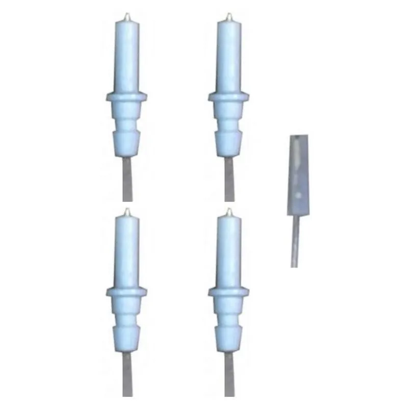 Vela Fogão Brastemp Unique Polo Fino Prata (curta) 4 Peças