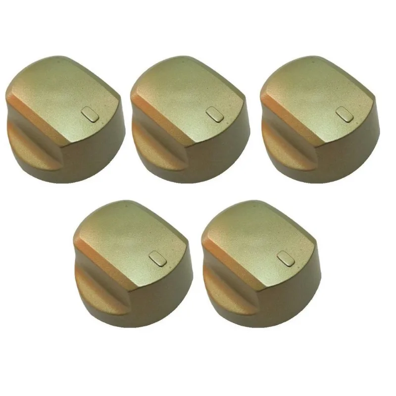 Botão Fogão Brastemp 5 Peças - Dourado