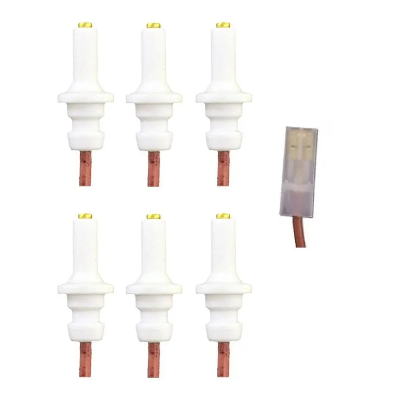 Velas Fogão Esmaltec Moderno Curto 6 Peças Polo Grosso