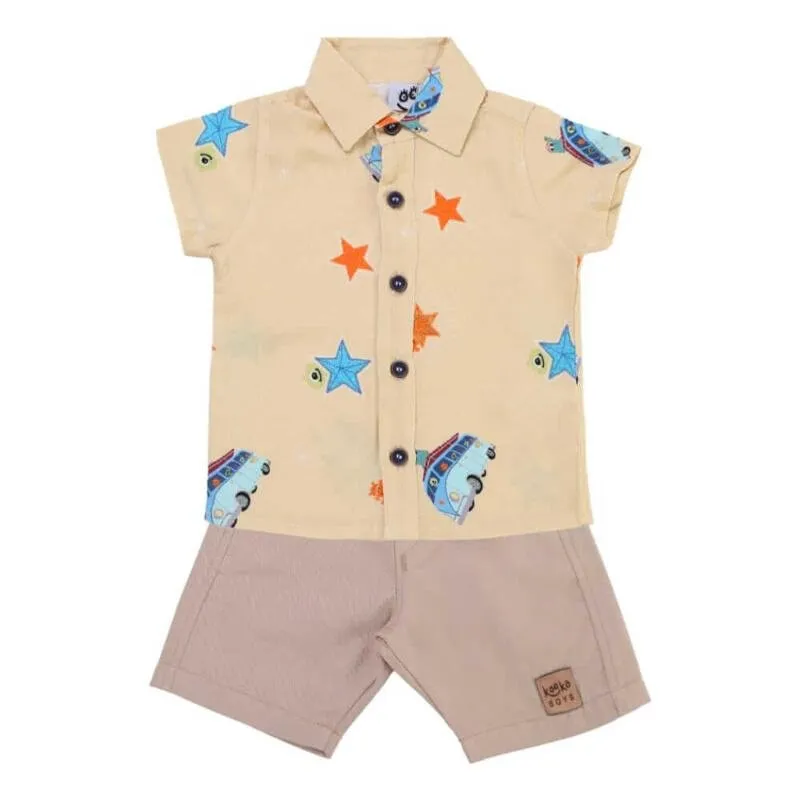 Conjunto Bebê Kookabu P Bege (MP)