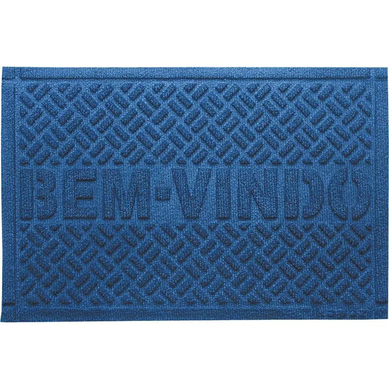 Capacho 39x59cm Agulhado Bem-Vindo Kapazi