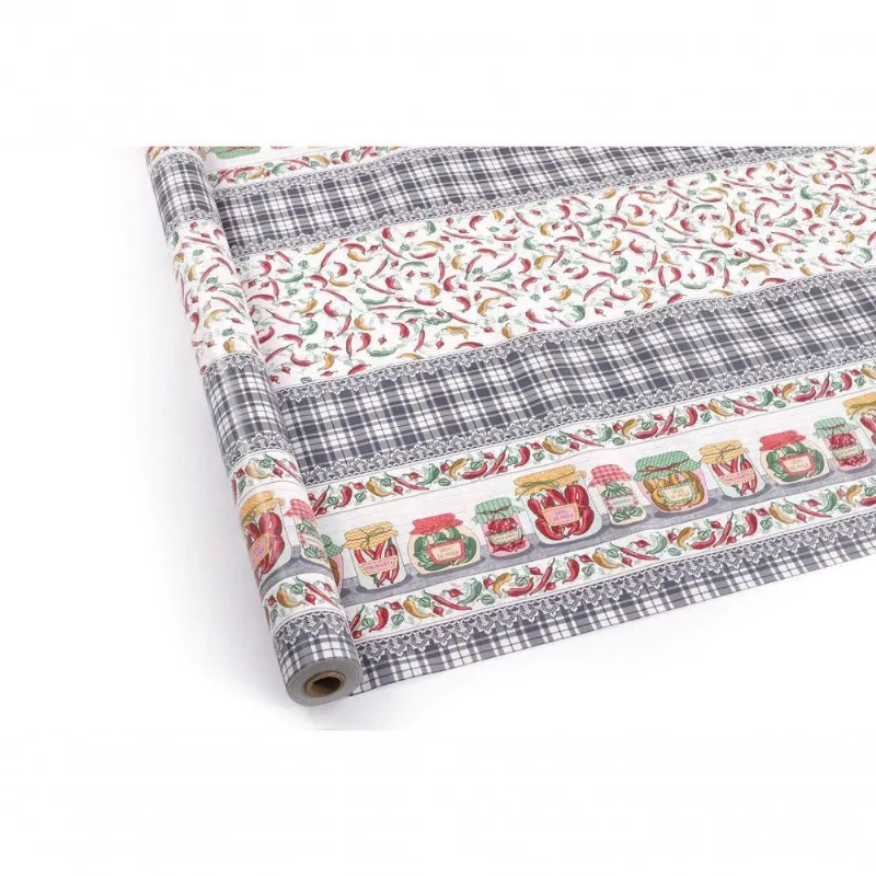 Toalha De Mesa Carinho Rolo 1,37m X 30m Pimentas Kapazi - Kapazi