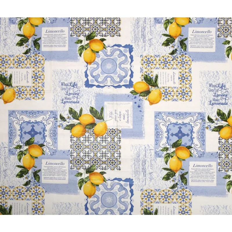 Toalha de Mesa Classic Rolo Limão 1,37mx20m Kapazi