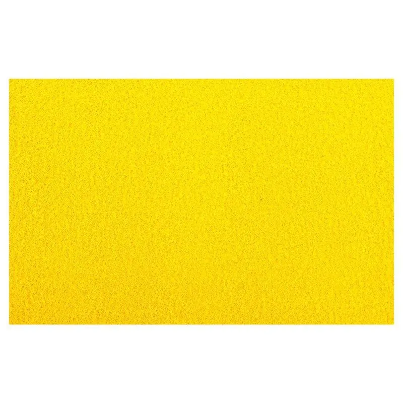 Tapete Vinil Gold 10mm Base Fundida Rolo de 1,2m x 12m sem listras Amarelo Kapazi