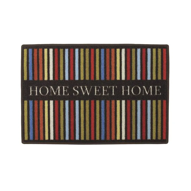 Tapete de Entrada Bem-Vindo Isadora Design 40cmx60cm Home Listras