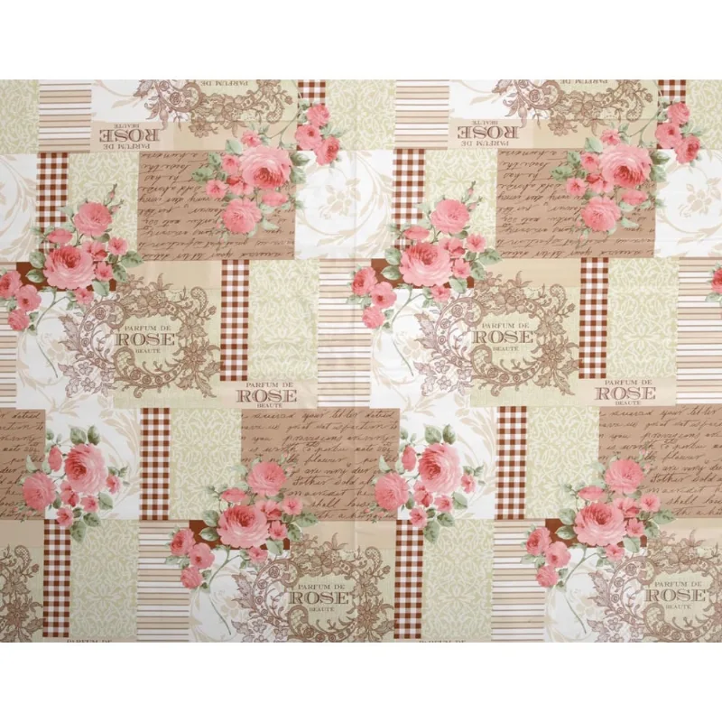 Toalha de Mesa Classic Rolo Parfum de Rose 1,37mx20m Kapazi