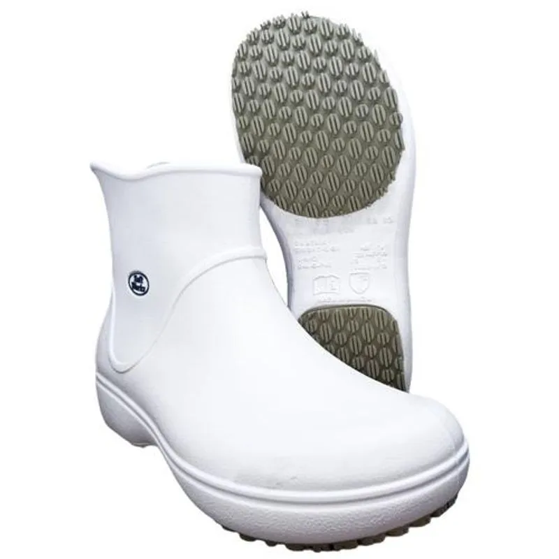 Bb85 Branco 37 Bota Cano Curto Antiderrapante - Soft Works