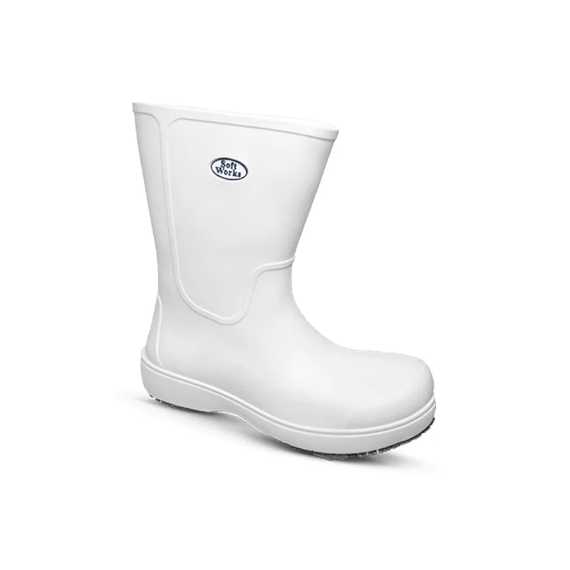 Bota Antiderrapante Cano Longo Branca Soft Works BB87 BRANCA - Tamanho 37
