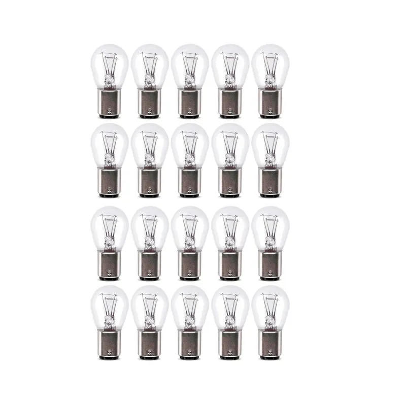 20x Lampada Freio 2polos Desencontrado 12v 21/5w Bay15d 1034