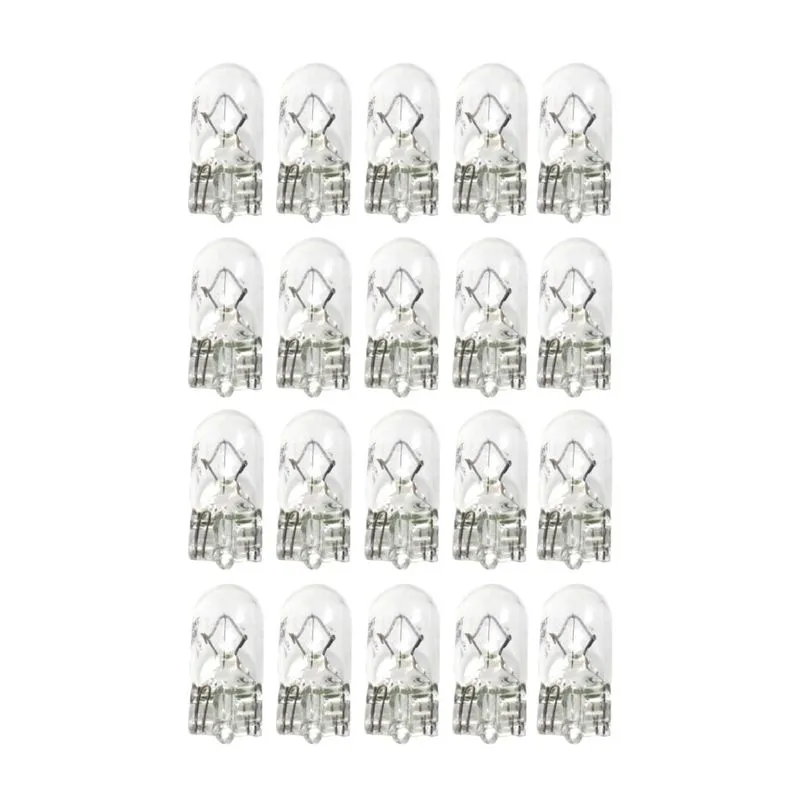 20x Lâmpada Comum T10 Pingo 12v 5w Uv W5w W2,1x9,5d Lanterna