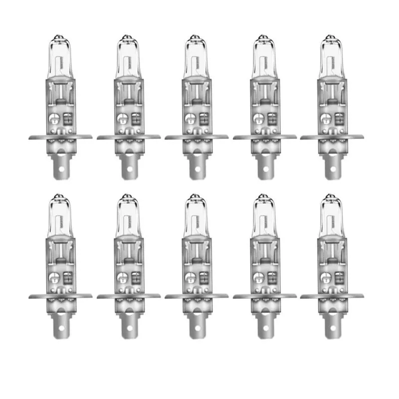 10x Lampada Automotiva Halogena H1 55w 8500k Hid Farol Alto