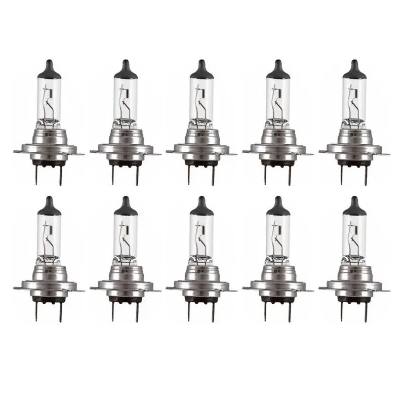 10x Lampada Automotiva Halogena H7 55w 8500k Hid Farol Baixo