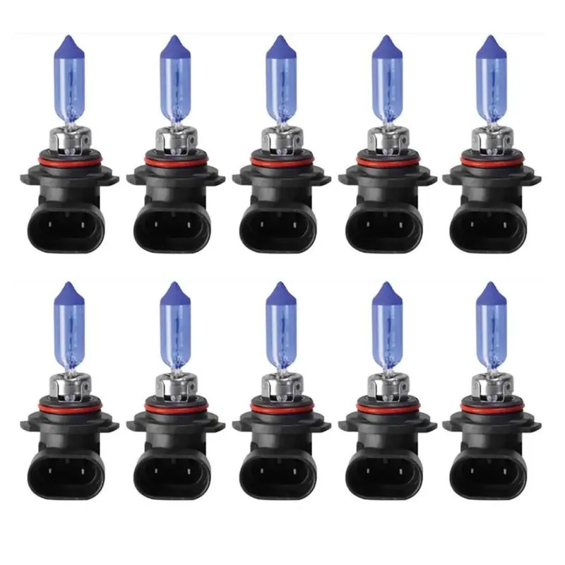10x Lampada Super Branca Hb4 12v P22d 51w 8500k Automotiva