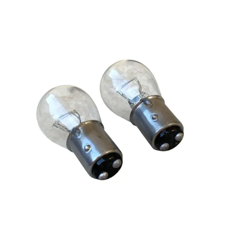 2 Pçs Lâmpada Freio Lanterna 2 Polo 21/5w 12v Freio Moto