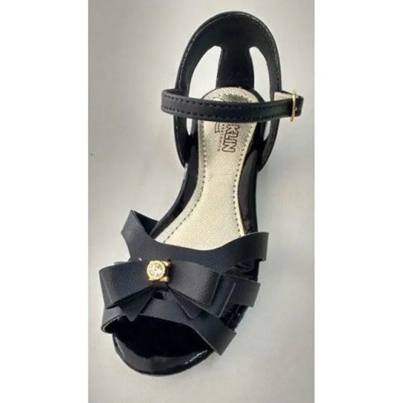113022000 klin sandalia anne kids preto - Preto - 29