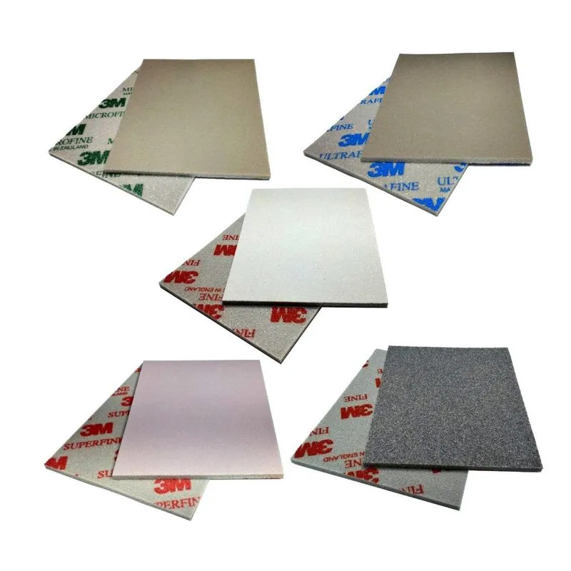 Kit 5 Esponja Abrasiva Automotiva 3m 139x114mm