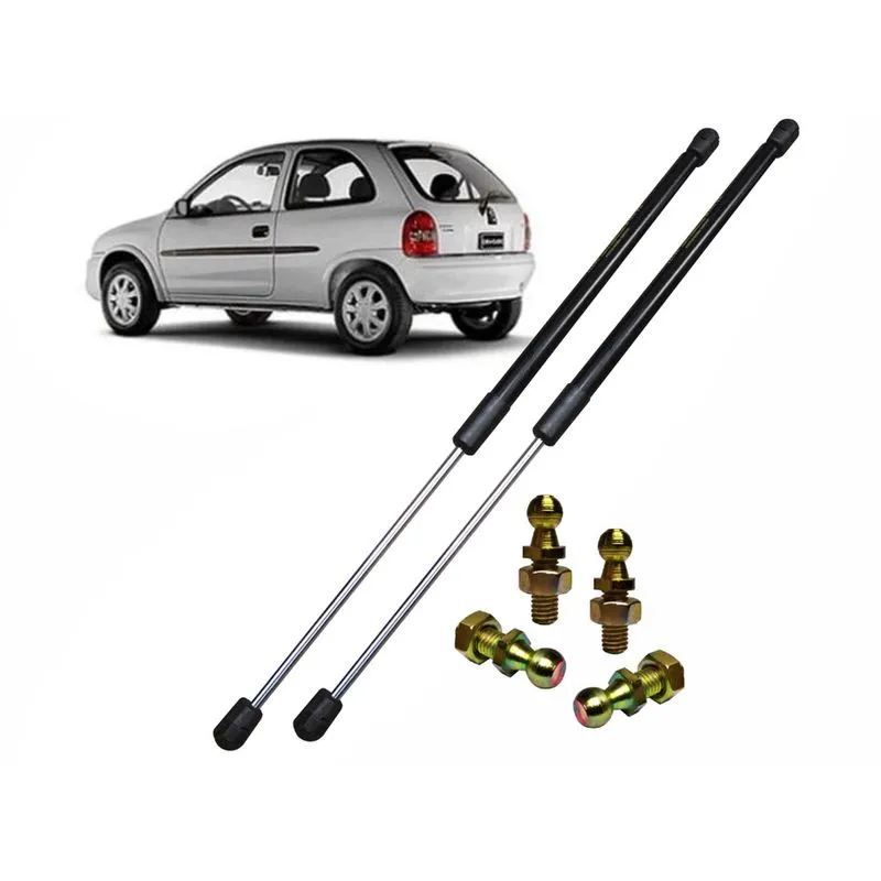 Par Amortecedor Porta Malas Corsa Hatch 2 Portas Com Pinos