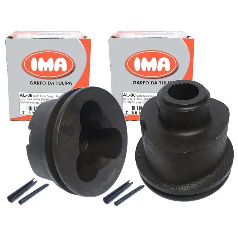 Kit 2 Garfo Da Tulipa Corcel Belina Del Rey Pampa Com Pinos - ima
