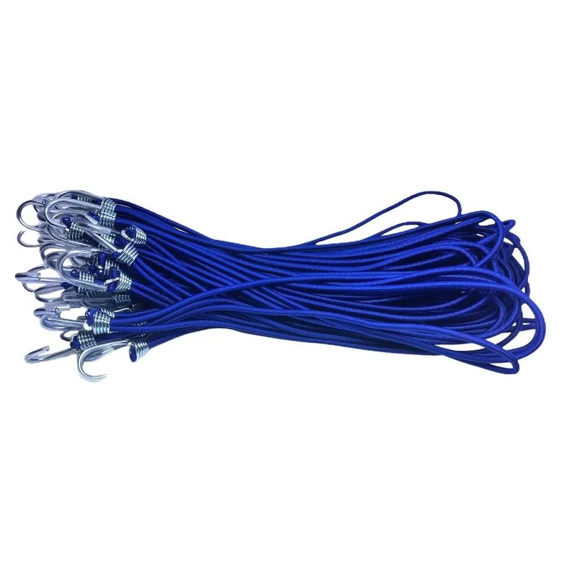 Extensor Elástico Borrachinha Lona 40cm - 50 Un Azul