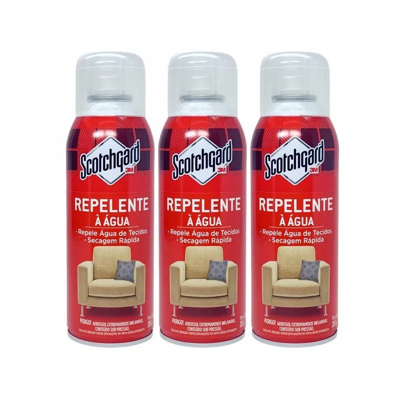Kit Scotchgard Protetor De Tecidos 353ml 3m - 3 Unidades