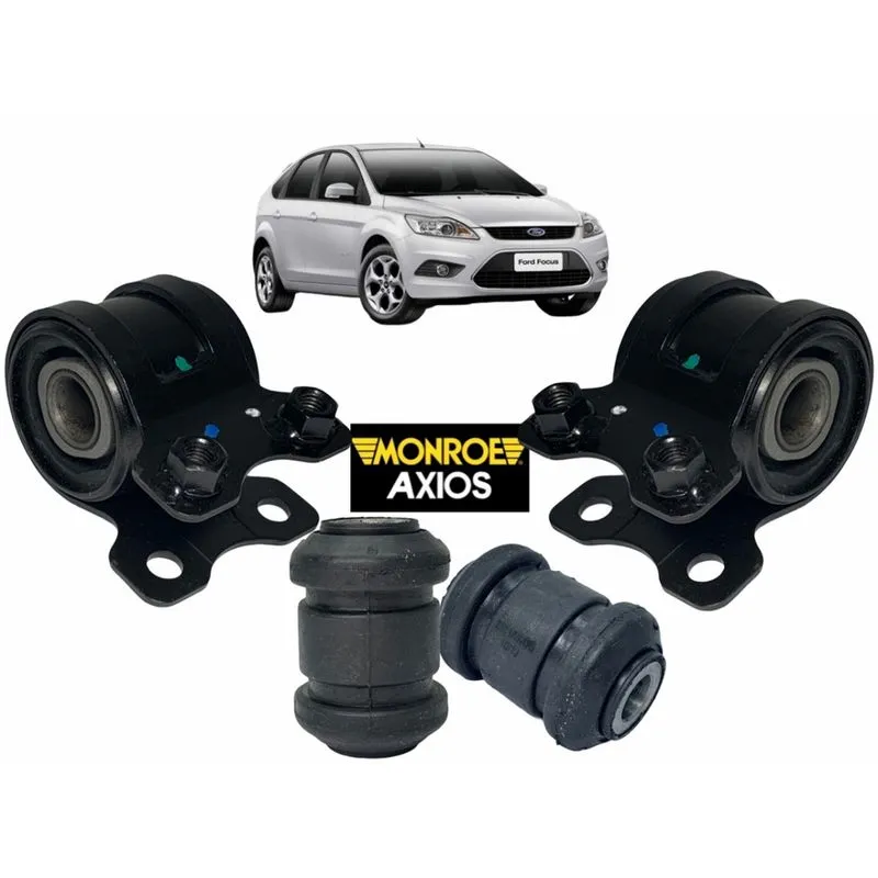 Kit 4 bucha bandeja focus 2009 2010 2011 2012 2013 axios
