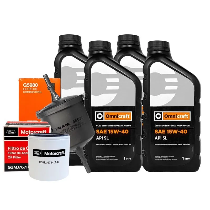 Kit Óleo Filtro Fiesta Ka Courier Endura/zetec Escort 1.6
